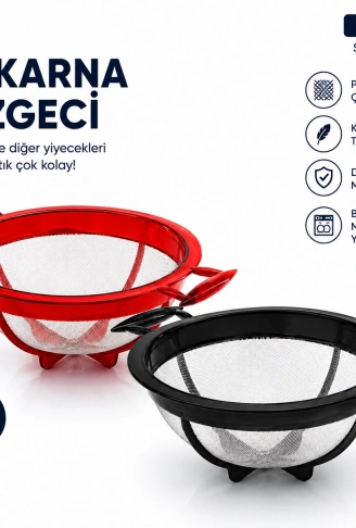 KÜÇÜK MAKARNA SÜZGECİ PLASTİK (4940)