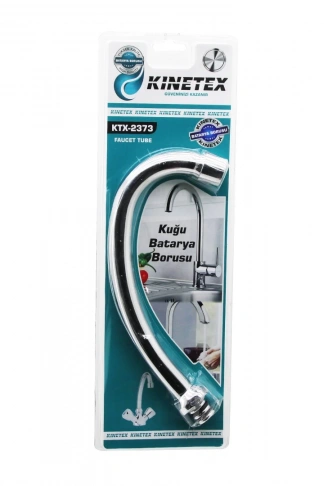 KUĞU   EVYE - LAVABO  BATARYA BORUSU  SÜZGEÇLİ UÇ   KROM KAPLAMA (4940)