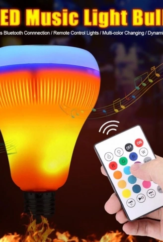 Kumandalı Bluetooth Hoparlör Ampul LD-37 (4940)