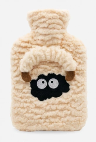 Kuzucuk Figürlü Peluş Sıcak Su Torbası 1 Lt – Yumuşak Kılıf, Uzun Süre Sıcak Tutan Termal Su Torbası (4940)