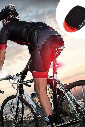 LED Güneş Enerjisi ile Şarj Edilebilir Bisiklet Kuyruk Lambası Solar Bisiklet Lambası (4940)