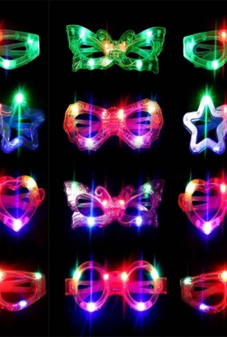 Led Işıklı Karışık 6 Model Yanar Söner Parti Gözlüğü 12 Adet (4940)