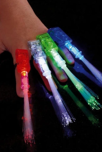 Led Işıklı Renkli Püsküllü Parmak Işığı 4 Renk 4 Adet (4940)