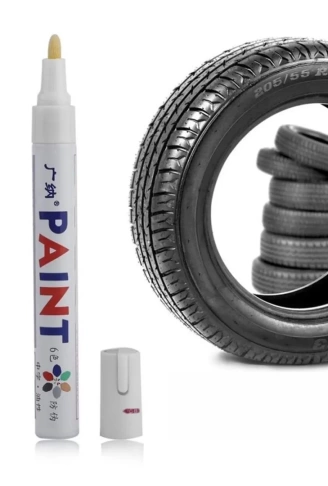 M101 ARAÇ MOTOSİKLET LASTİK BOYA KALEMİ (KIRMIZI - -MAVİ - -SARI - YEŞİL - SİYAH) (4940)