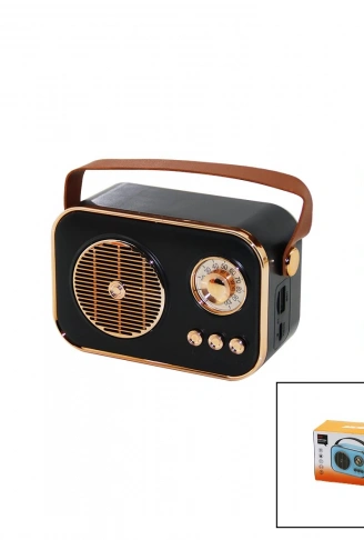 M4 PORTABLE WİRELESS HOPARLÖR - SPEAKER IŞIKLI USB ŞARJLI RENKLİ KASA - BRONZ ÇERÇEVEUSB - DC 5V - TF (4940)