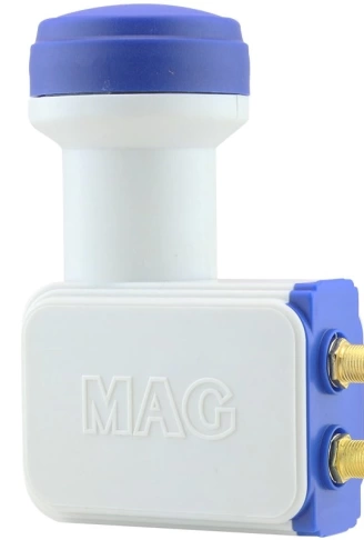 MAG ÇİFTLİ TWİN LNB ALTIN UÇLU PHILIPS CHİP 0.1DB (4940)