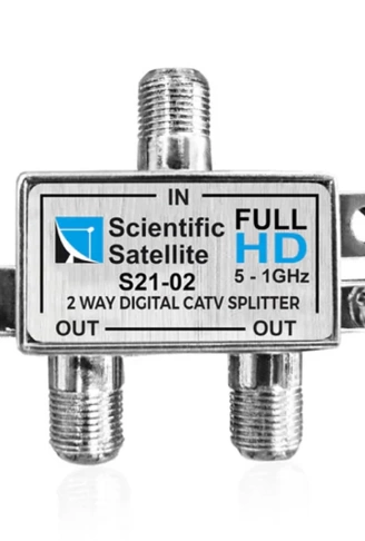 MAG S21-02 1/2 YOLLU KABLO TV SİNYAL AYIRICI SPLİTTER - 5-1000 MHZ FREKANS BÖLÜCÜ ÇOKLAYICI (4940)