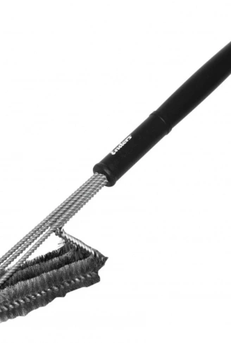 Mangal Izgara Temizleme Fırçası – Paslanmaz Çelik Telli, Uzun Saplı Grill Temizlik Aparatı Mangal Temizlik Fırçası (4940)