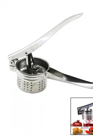 MANUEL KOLLU - ÇELİK METAL  PATATES EZİCİ - MEYVE SIKICI PRES (4940)