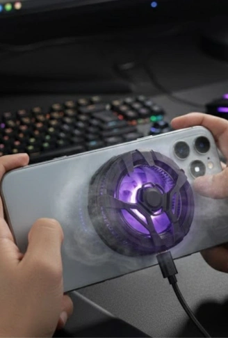 Manyetik Telefon ve Tablet Soğutucu – Güçlü Sessiz Fanlı, Hızlı Isı Dağıtıcı Mobil Cihaz Soğutma Aparatı S25 Radiator (4940)