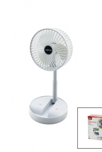 MASA ÜSTÜ VANTİLATÖR USB ŞARJLI KATLANIR FAN=16.4CM - UZAYAN AYAK=12.5-19CM 180 DERECE DÖNEBİLEN TELEFONLUKLU BWFN-11 (4940)