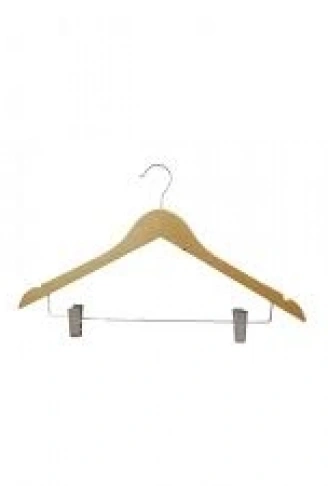 MAŞALI AHŞAP ELBİSE ASKISI TEKLİ (4940)