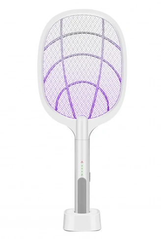 Masaüstü Standlı Şarjlı Sinek Öldürücü-Sinek Kovucu Raket (4940)