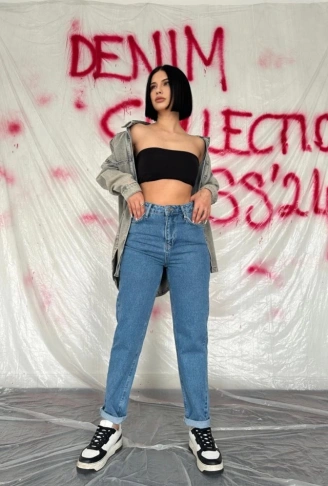 Mavi Boru Paça Jeans Pantolon