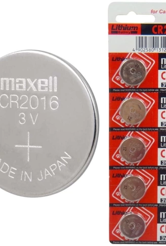 MAXELL CR2016 3V LITYUM PARA PİL 5Lİ PAKET (4940)