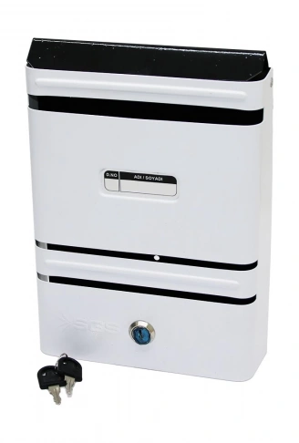 METAL BEYAZ POSTA KUTUSU (4940)