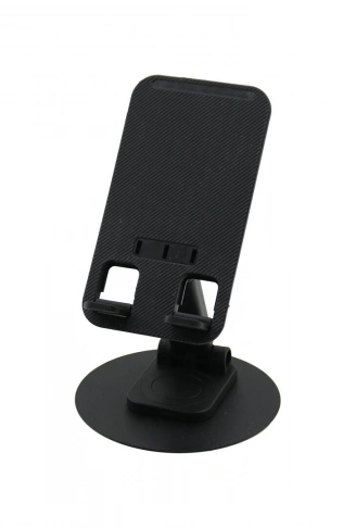 METAL DÖNER TABANLI AKROBAT MASA ÜSTÜ TELEFON TUTACAK SİYAH PLASTİK (4940)