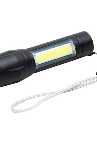 METAL FLASHLIGHT POWER LEDLİ ŞARJLI EL FENERİ (4940)