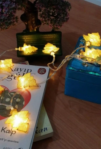 Metal Örgülü Çam Ağacı Şeklinde Günışığı Şerit Led Işık Zinciri (4940)
