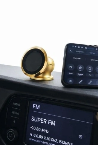 Metal Telefon Tutucu Torpidoya Yapışan Mıknatıslı (4940)