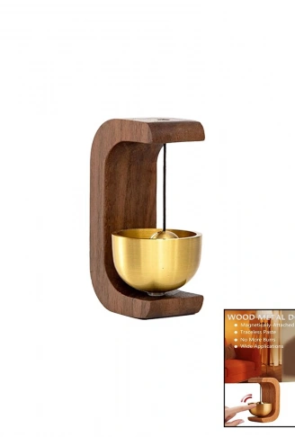 MIKNATISLI DEPREM ZİLİ - METAL DEKORATİF KAPI - DOLAP ZİLİ (4940)