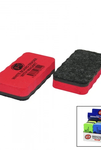 MIKNATISLI  TAHTA SİLGİSİ  RENKLİ EVA SÜNGER TUTACAK (4940)