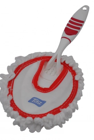 Mikrofiber Duster Toz Leke Kir Alıcı Temizleyici Tutacaklı Temizlik Bezi Aparatı Malzemesi (4940)