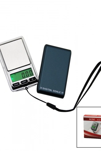 MINI DIGITAL SCALE MİNİ = 4.5X7.5CM HASSAS TARTI - TERAZİ 200GR / 0.01GR PİLLİ=1 X CR2032 (4940)