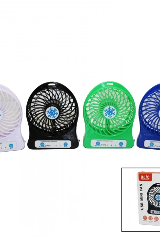 MİNİ FAN USB ŞARJLI MASA ÜSTÜ MİNİ VANTİLATÖR (4940)