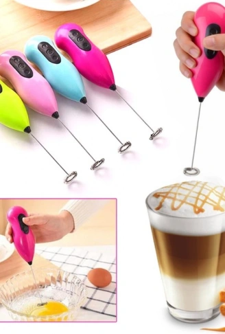 Mini Pilli Karıştırıcı ve Köpürtücü El Mikseri (4940)