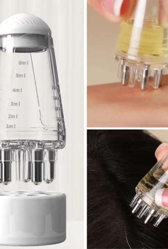 Mini Saç Derisi ve Cilt Bakım Serum Aplikatörü Saç Serum Şişesi (4940)