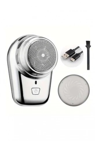 MINI SHAVER P-10 K-10 MİNİ TAŞINABİLİR SIFIR SAKAL TRAŞ MAKİNESİ USB ŞARJLI (4940)