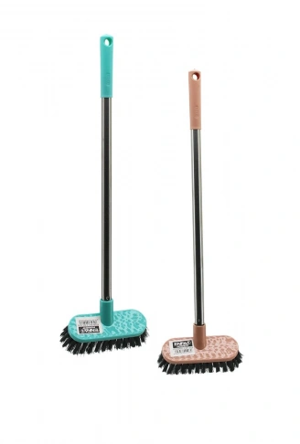 MİNİ TEMİZLİK FIRÇASI  ORTA SERT KILLAR   METAL SAPLI=40CM - 4.5X12.5CM (4940)