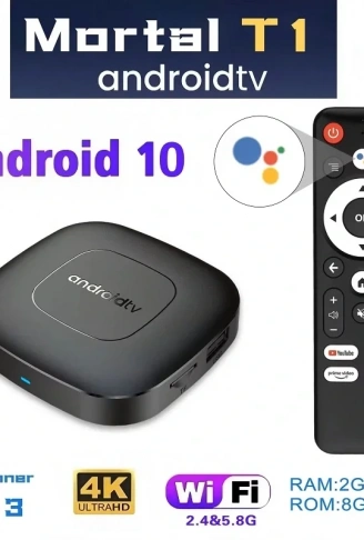 Mortal T1.Android Tv Box 2gb Ram -16 gb Hafıza Android 12 Tvbox (4940)