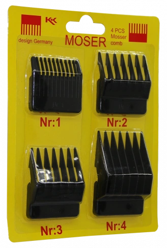 MOSER 4 PARÇA  MAKİNE TARAK SET (4940)