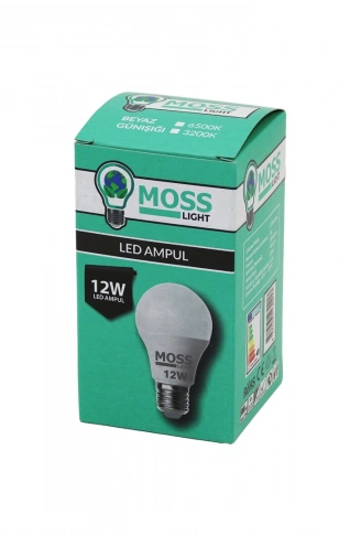 MOSS LIGHT  12W   BEYAZ  LED AMPUL  E27   960Lm   6500K (4940)