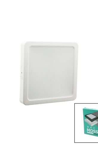 MOSS LIGHT 20W KARE BEYAZ METAL KASA SIVA ÜSTÜ LED SLİM PANEL 1350LM (4940)