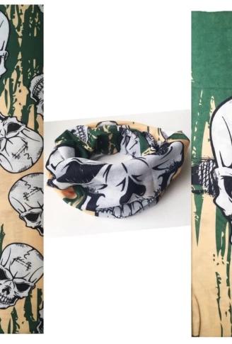 Motorcu Boyunluk Baf Buff Bandana 25x48 cm Model 5
