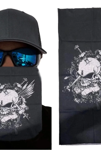 Motorcu Boyunluk Baf Buff Bandana 25x48 cm Model 6