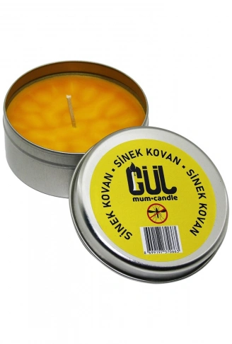 MUM CANDLE SİNEK KOVAN MUM TENEKE KUTU (4940)