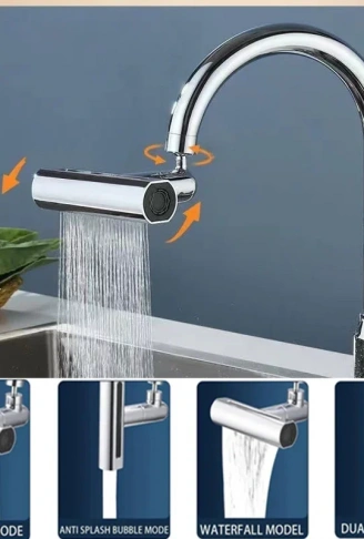 Mutfak Musluğu Püskürtme Başlığı 4in1 (4940)