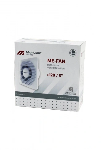 MUTLUSAN-001 211 000 120 00 00 ME-FAN 120/5&quot; BANYO TUVALET HAVALANDIRMA ASPİRATÖRÜ 15W 1900RPM 120M3/H (4940)