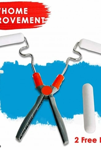 Nano Süngerli Damlatmaz Mobilya ve Duvar Boyama Rulosu Hem Köşe Hem Düz Zemin (4940)