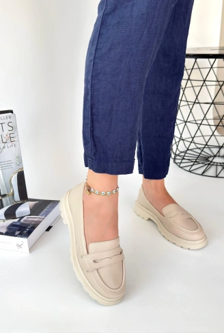 Narli Bej Cilt Oxford Ayakkabı