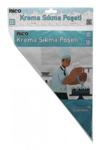 NAYLON 30CM 50PCS KREMA SIKMA  POŞETİ TORBASI (4940)