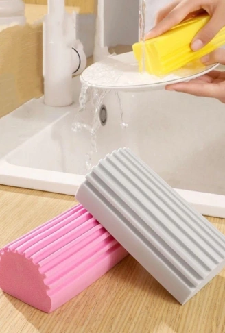 Nemli Silgi Süngeri Banyo,Mutfak ve Araba İçin Temizlik Süngeri (4940)