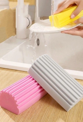 Nemli Silgi Süngeri Banyo,Mutfak ve Araba İçin Temizlik Süngeri (4940)