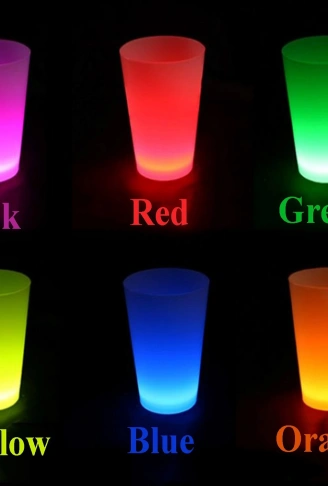 Neon Parti Glow Bardak 1.5 oz Karışık Renk 1 Adet Tekli (4940)