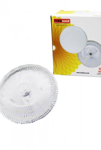 NİSALUCE EAMP-020K/B MİKA KRİSTAL CAMLI 20W UFO LED AMPUL BEYAZ=6500K (4940)