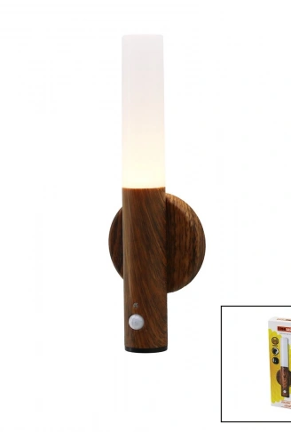 NİSALUCE EAMP-098/1 SENSÖRLÜ=1--3MT TYPE-C ŞARJLI GÜNIŞIĞI LED DOLUNAY LED APLİK LAMBA 1W (4940)